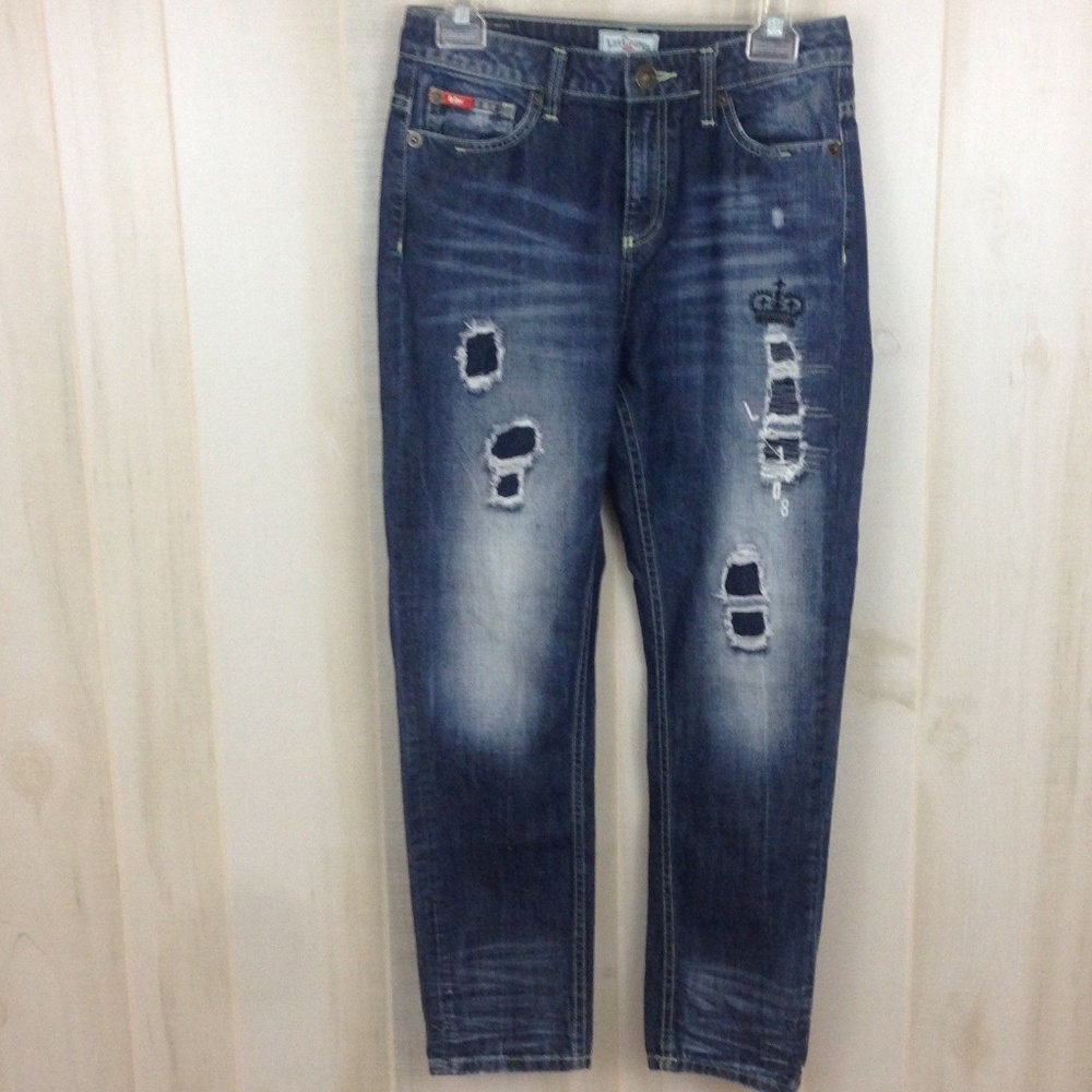 Lee Cooper Denim High Rise Jeans Distressed Sz. 26